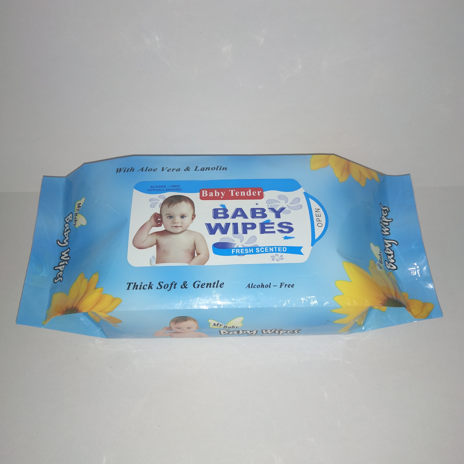 Baby Wipes For Newborn Hands And Mouth Farts Baby Wipes 80 Pump Wholesale (With Lid)