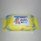 湿巾婴儿手口专用新生儿童宝宝湿纸巾婴幼儿可带盖批发80抽