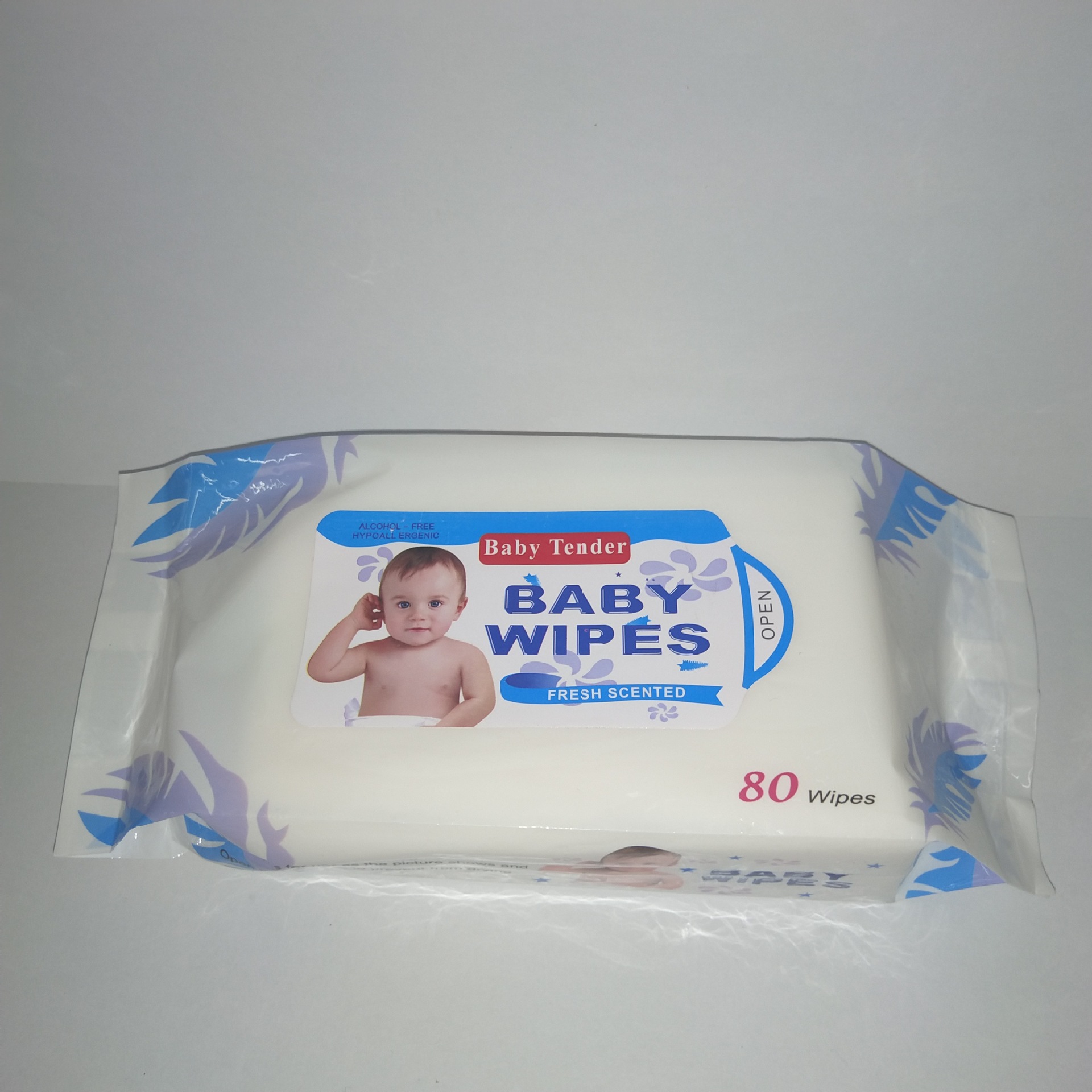 Baby Wipes For Baby's Hands And Mouth Newborn Baby Wipes For Infants With Cover Wholesale 80 Smoke Specification drawing