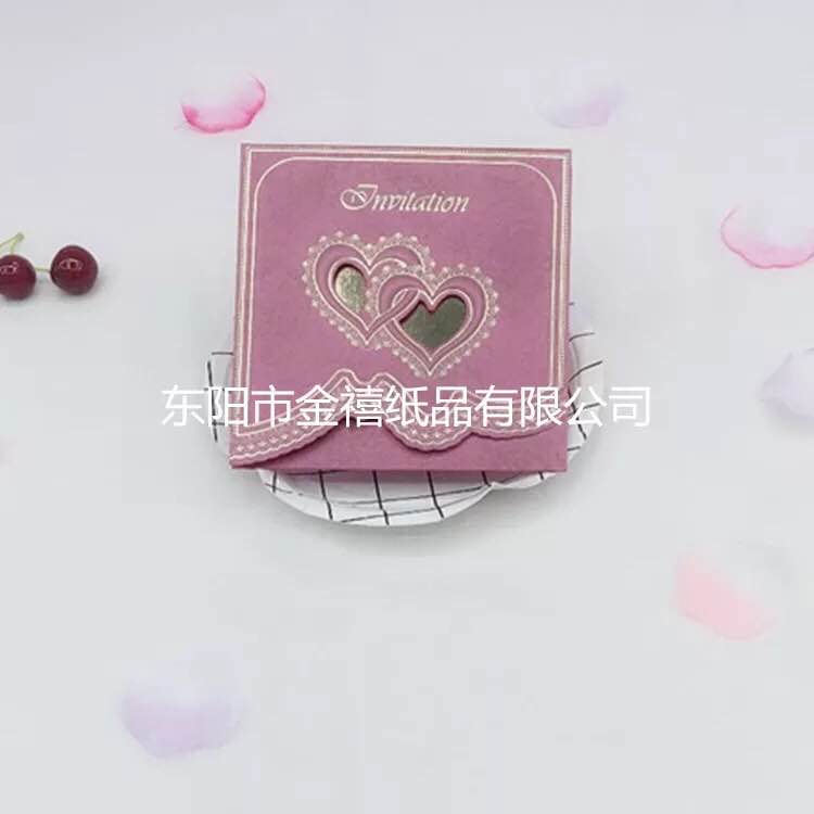 Square high-end gilding static printing wedding invitations/banquet invitation letters factory direct sales, customization and wholesale Specification image