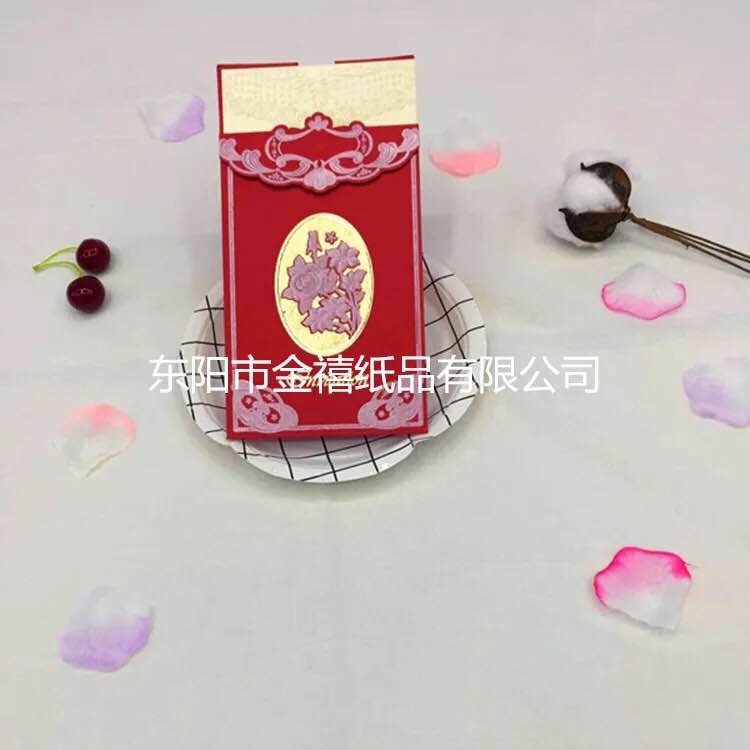 Direct sales, customization and wholesale of exquisite wedding invitations and banquet invitations with gilding and printing, long and insertable styles Application Scenario