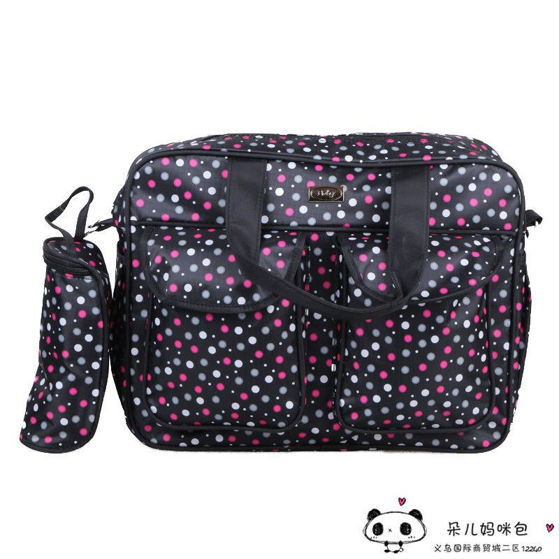 新款妈咪包 时尚多功能大容量外出婴儿轻便手提妈妈母婴包