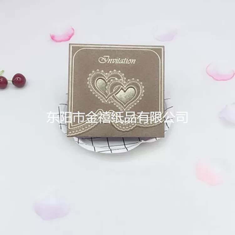 Square high-end gilding static printing wedding invitations/banquet invitation letters factory direct sales, customization and wholesale Application Scenario