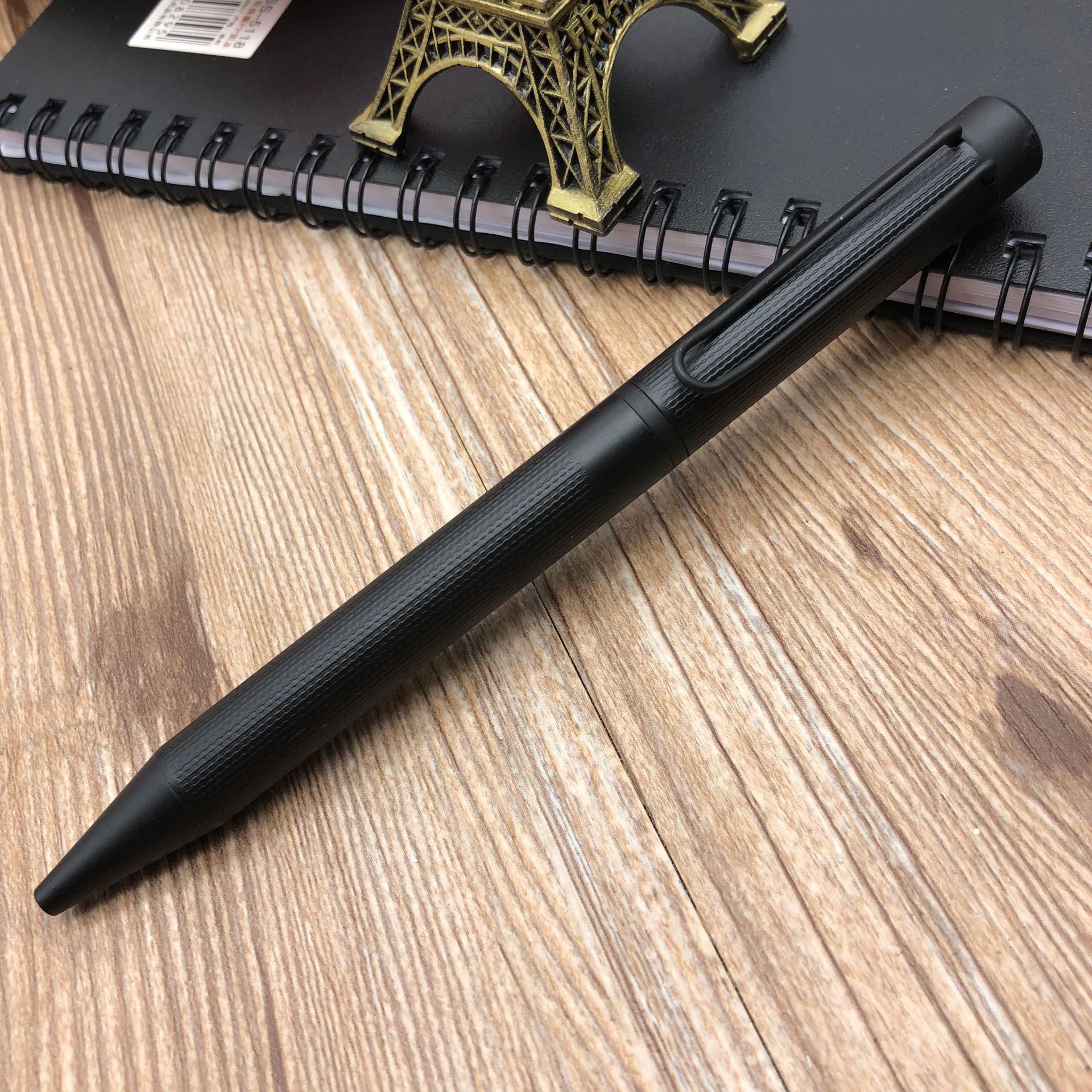 New business metal ballpoint pens, high-end gift pens, exquisitely engraved rotating ballpoint pens, advertising pens can be customized Specification image