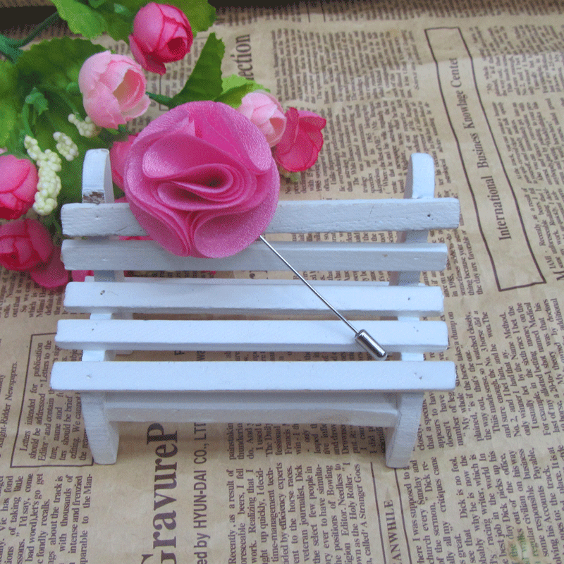 Manufacturers Direct Korean Version Of Men's Suit Insert Long Corsage, Brooch Application Scenario