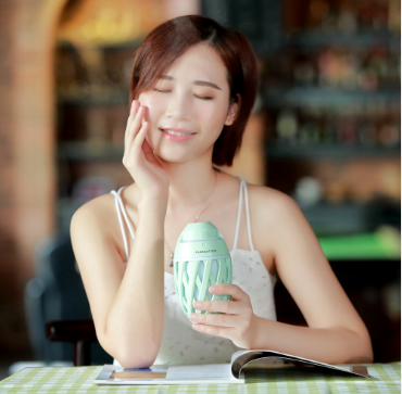 橄榄加湿器 USB车载静音卧室净化器 香薰机 七彩小夜灯产品图