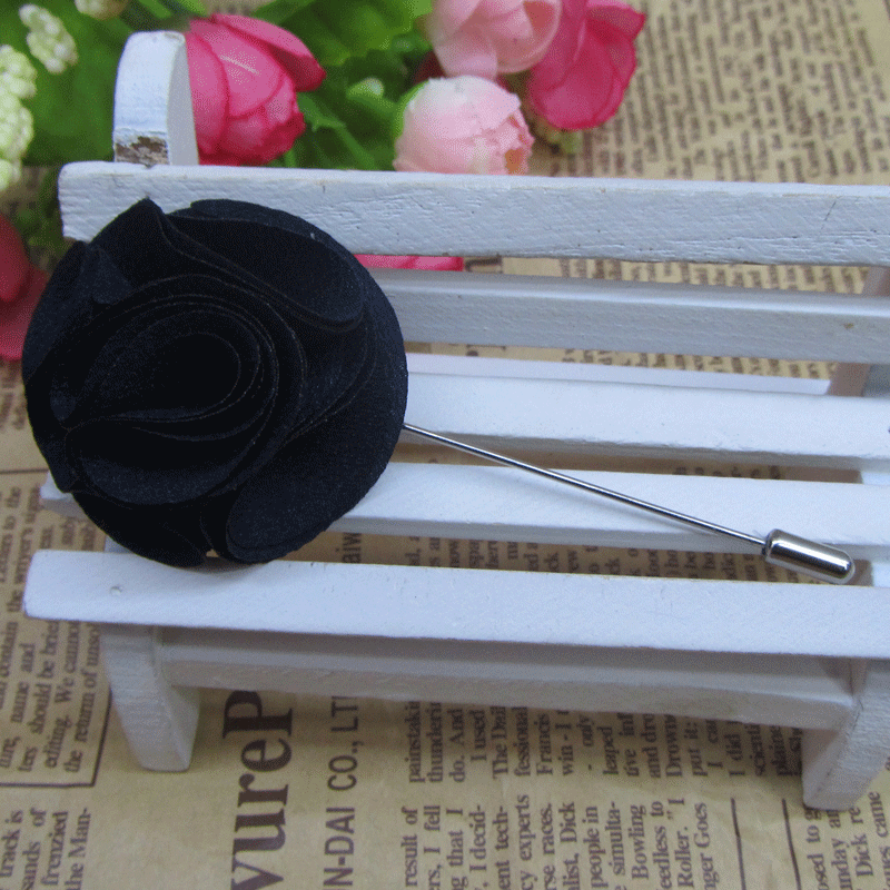 Manufacturers Direct Korean Version Of Men's Suit Insert Long Corsage, Brooch details Picture