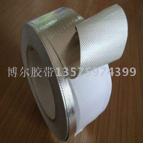 夹筋纤维铝箔胶带 ，reinforced aluminum foil tape，管道胶带图