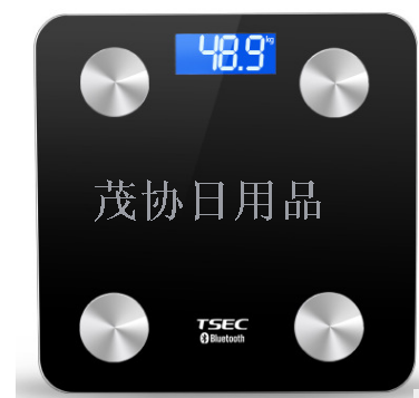 Intelligent weighing scale, human electronic scale, body fat scale, human body scale, fat scale, precise Bluetooth scale, mobile APP. Only for foreign trade and export details Picture