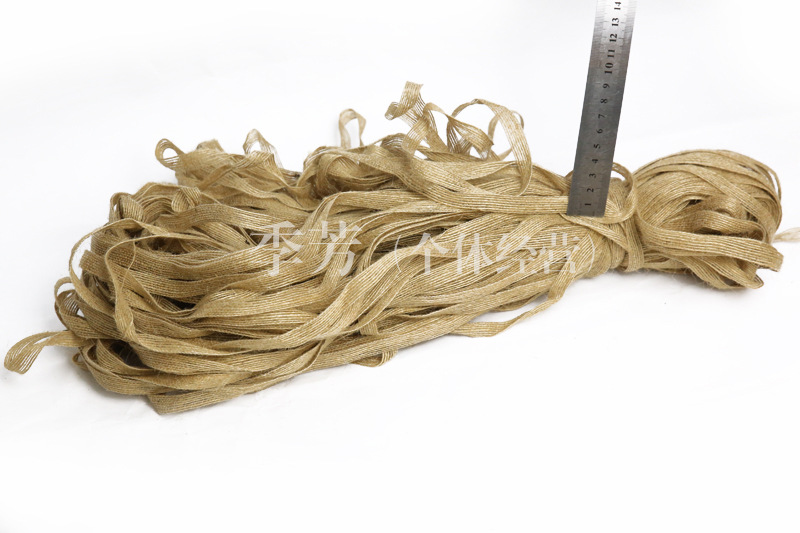 厂家供应扁平织带系列 灰色扁平织带 黄麻织带