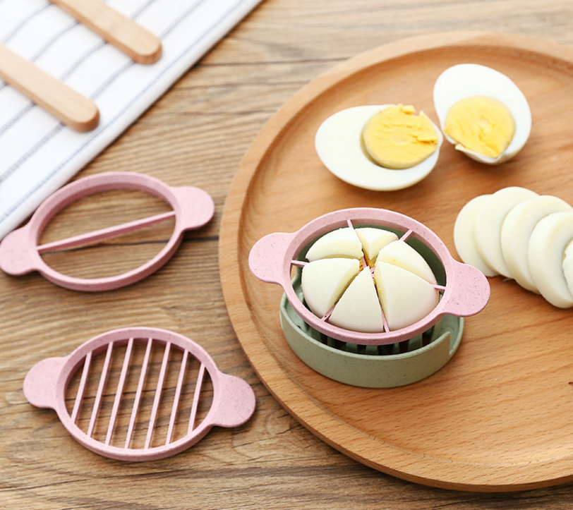 环保秸秆切蛋器 三合一多功能花式皮蛋分割器 切蛋开蛋神器