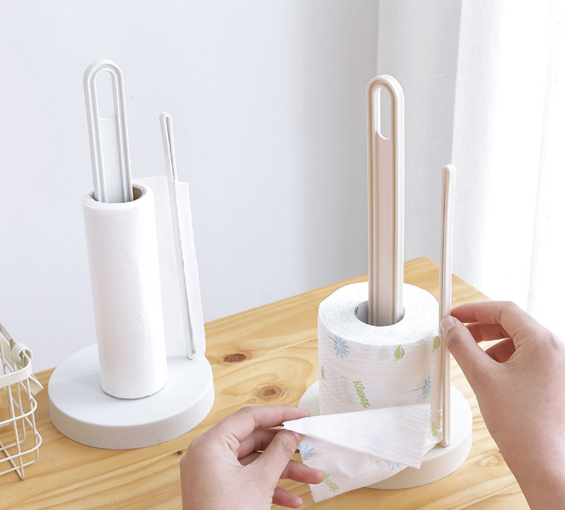 立式卷纸架厨房用纸餐巾纸架子创意桌面免打孔纸巾架收纳架