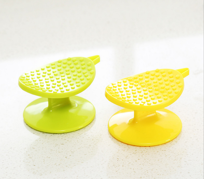Multi-functional radish and potato peeler, fruit and vegetable cleaning brush, fish scale remover, kitchenware small tools Specification image