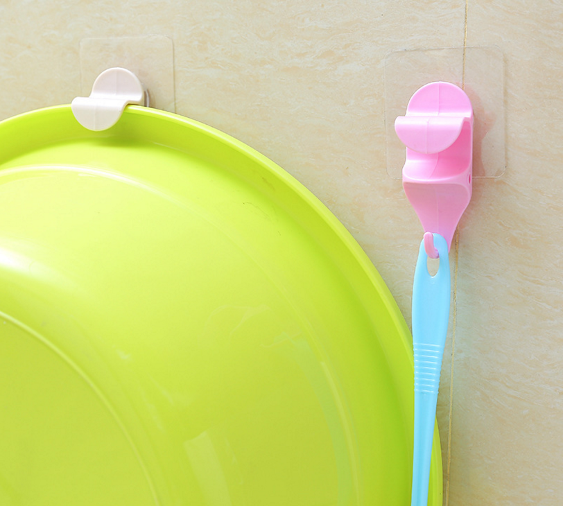 Basin hook, bathroom basin stand, seamless glue, wall-mounted basin stand, bathroom wall basin stand details Picture