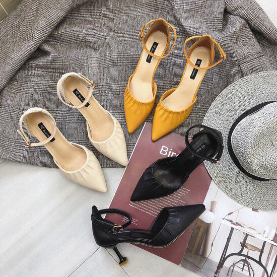 45元时装鞋高跟鞋女鞋细节图