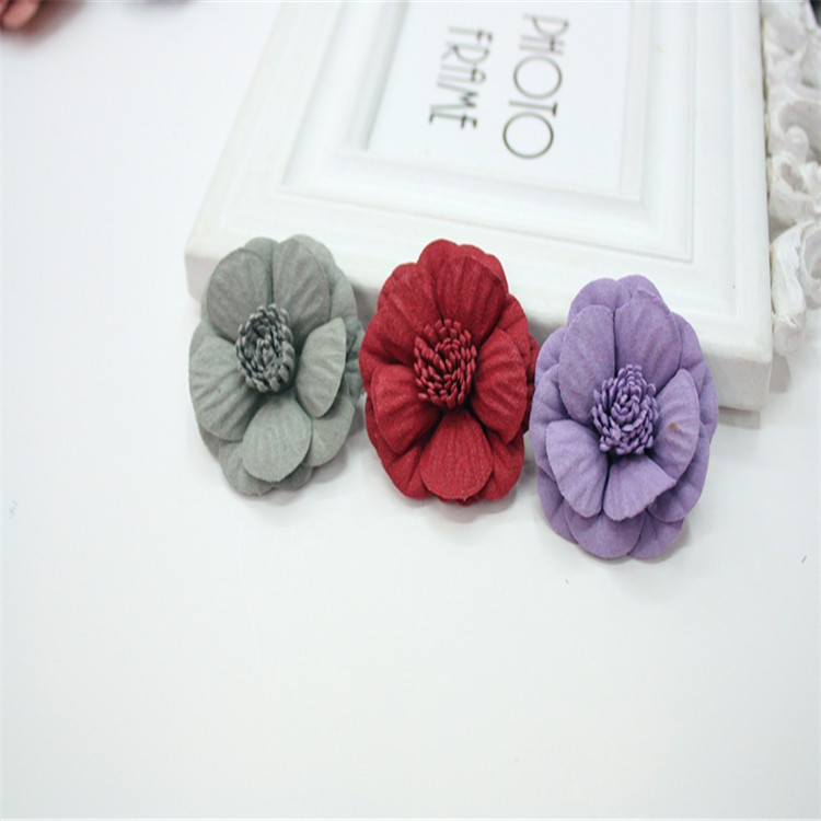 Diy Microfiber Flowers Handmade Hair Accessories Accessories Headwear Clothing Accessories Manufacturers Direct Sales Specification drawing