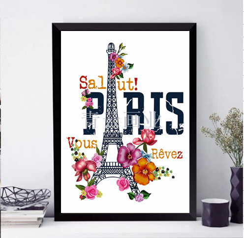 Poster painting, letter decorative painting, Nordic decorative painting thumbnail