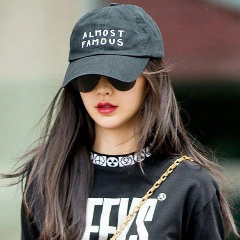 明星baby同款全棉棒球帽AlmostFamous韩版金杯鸭舌帽女厂家现货详情图1