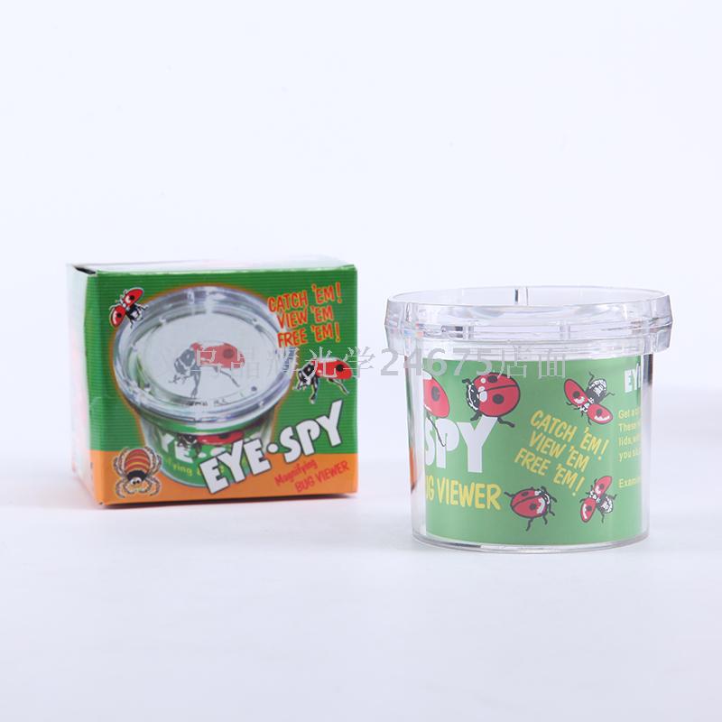 (Crystal Optics) Factory direct transparent cylindrical insect viewer magnifier
