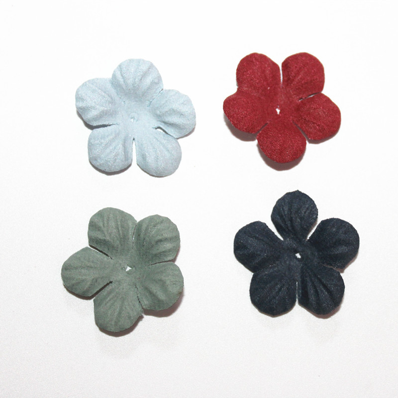 South Korea Microfiber Flower Pieces Diy Handmade Brocade Pieces Hair Accessories Headdress Cloth Jewelry Accessories Manufacturers Wholesale details Picture
