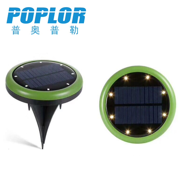 LED solar lawn lights 4W outdoor flower bed lights Buried garden lights Aluminum