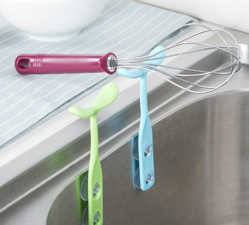 多功能厨房水槽吸汤勺架 便利勺子筷子架豆芽棒产品图