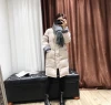 Winter foreign trade women's mid-length down cotton-padded jacket, large-sized student cotton-padded jacket, thickened straight-leg cotton-padded jacket details Picture