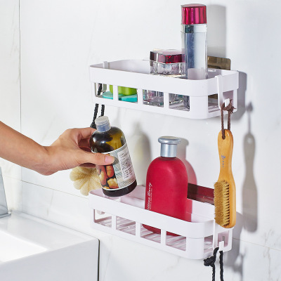 Bathroom Bathroom Storage Shelf Storage Shelf Washstand Suction Wall Storage Shelf Free Of Drilling Specification drawing