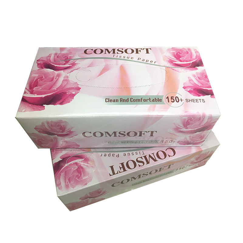Wholesale of 150-pack unscented facial tissues, three-layer solid wood pulp napkins from the manufacturer Application Scenario