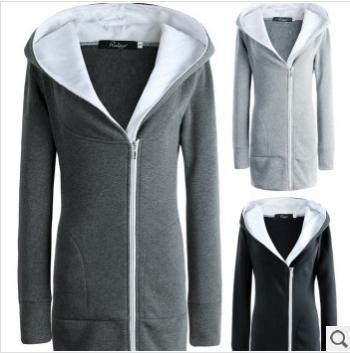 Autumn and winter women's cotton-padded coat with long winterproof hooded thick warm coat coat