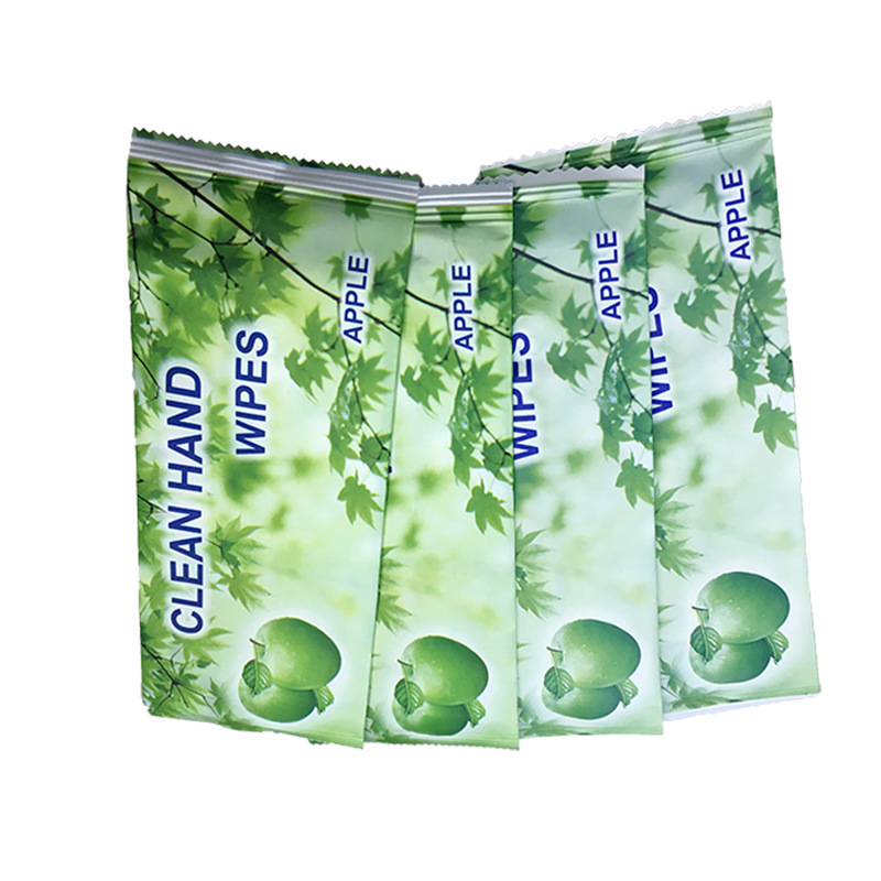 Single-piece wet wipes, simple disposable wet wipes, cleaning wet wipes, creative wet wipes, customized hotel advertisements, disinfection wet wipes details Picture