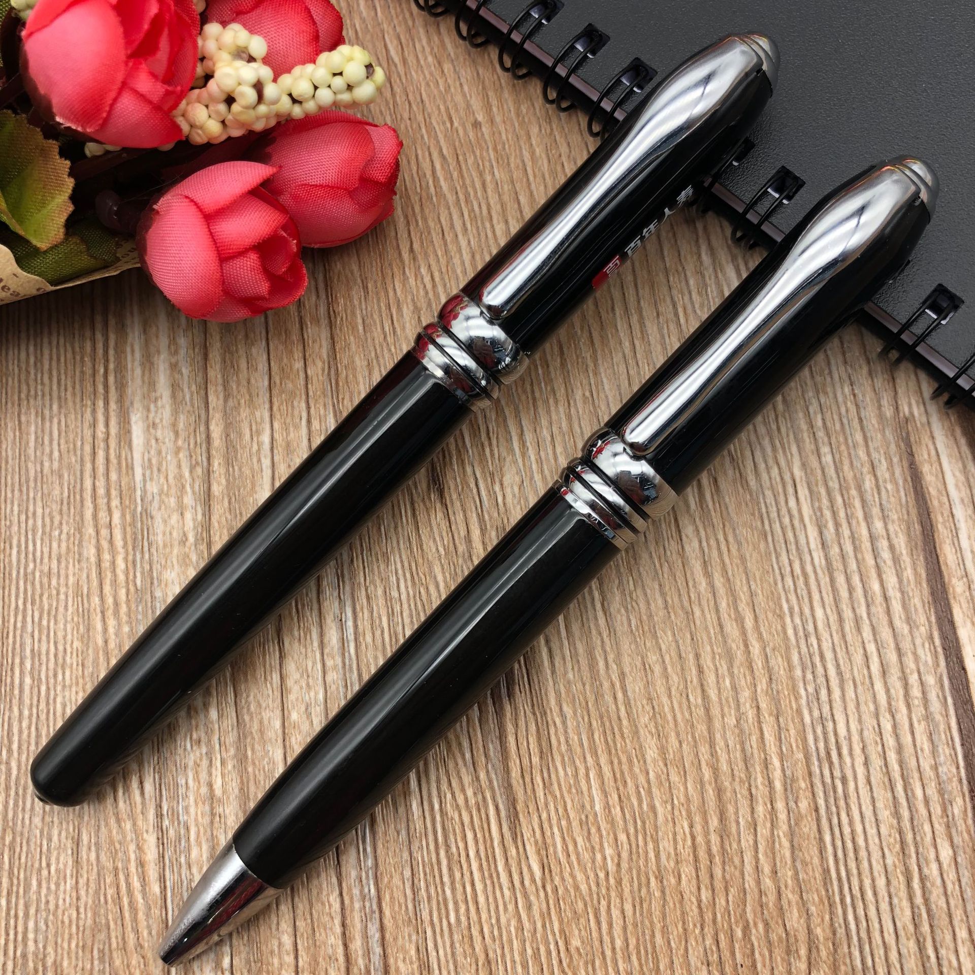 New high-end signature pens, metal ballpoint pens, fountain pens, business style, car travel, insurance, gift pens, advertising pens details Picture
