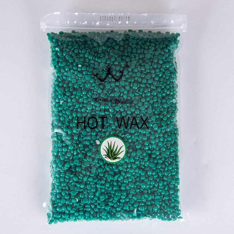 Rosin wax 1000g, wax bean hair removal wax aloe vera scent