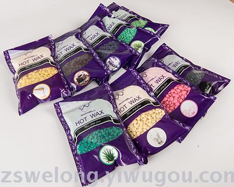300g wax bean paperless hair removal wax resin wax chocolate flavor details Picture