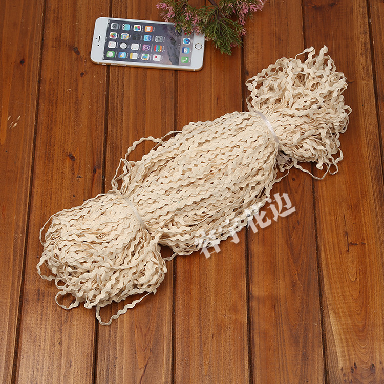 厂家直销0.5棉水浪花边服装辅料装饰边现货批发零售或来样定做