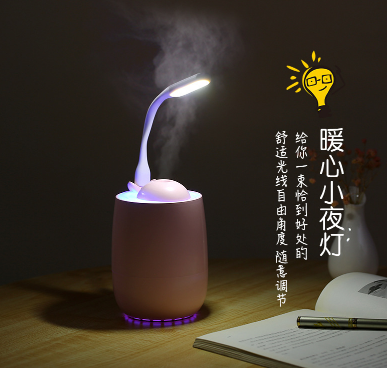 Mini Humidifier, three-in-one Water Whale USB desktop humidifier, car and office small humidifier