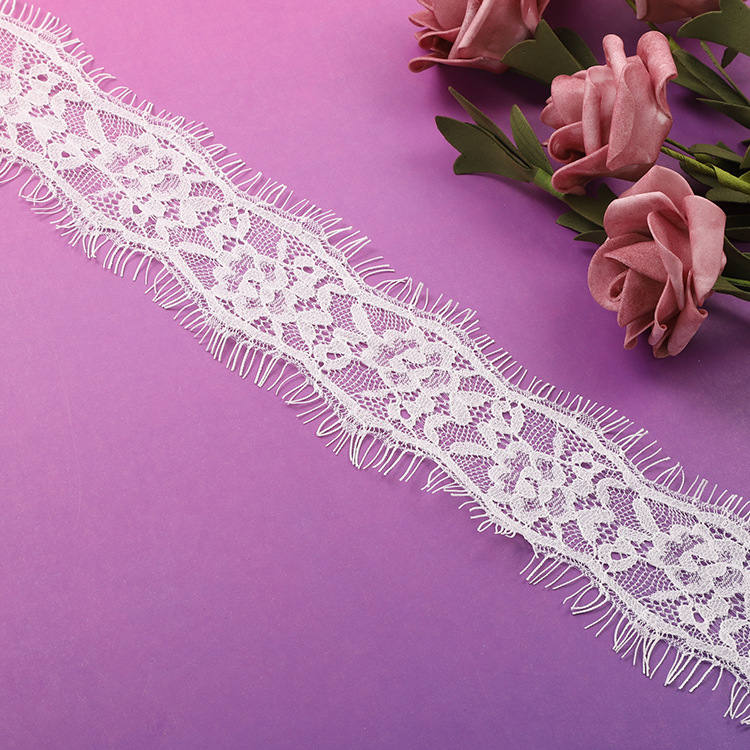 Fujian Longxing Lace Factory Direct Sales, professional warp knitted best-selling eyelashes 6 cm, Product number: 908