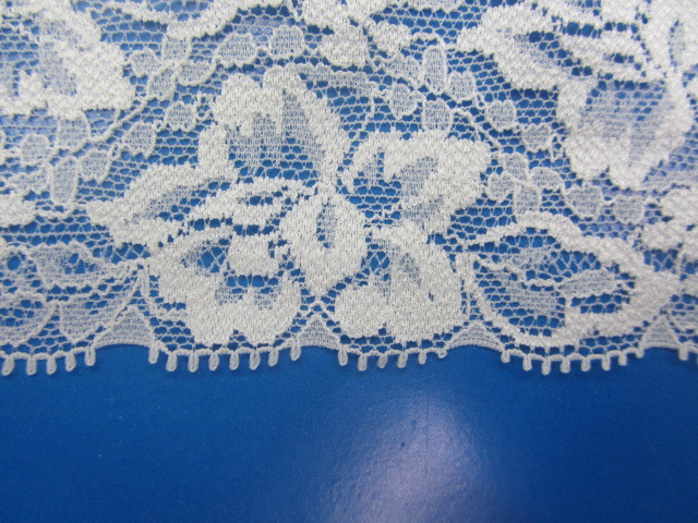 Factory direct sales: Fujian Longxing lace, elastic lace, mid-edge bestsellers. Large quantities offer better prices details Picture