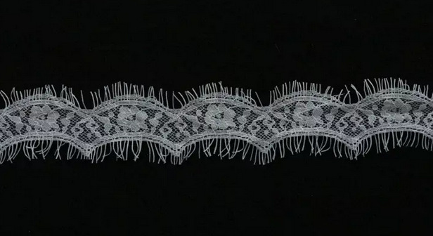 Factory direct sales: Fujian Longxing lace is selling well. 4.5-5 cm eyelashes are always in stock. Item number: 7332