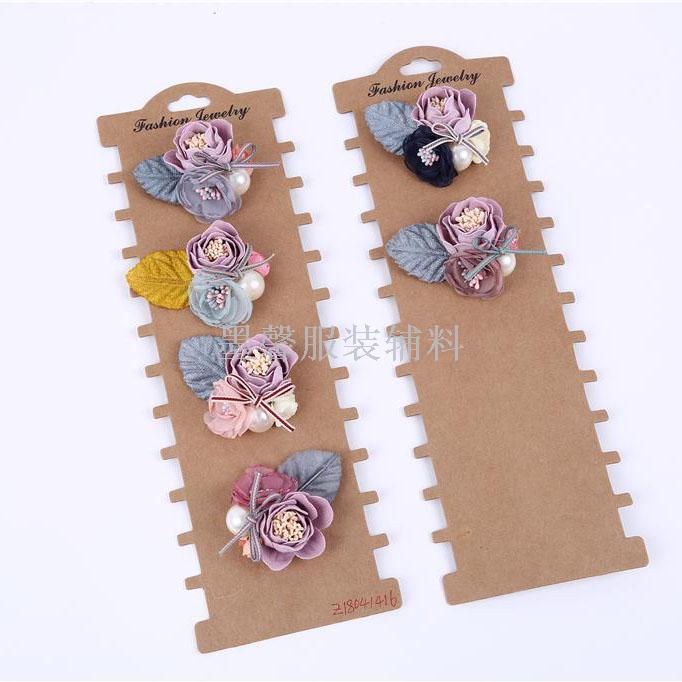 新款DIY手工花服装辅料花朵头饰发饰鞋服花朵厂家批发