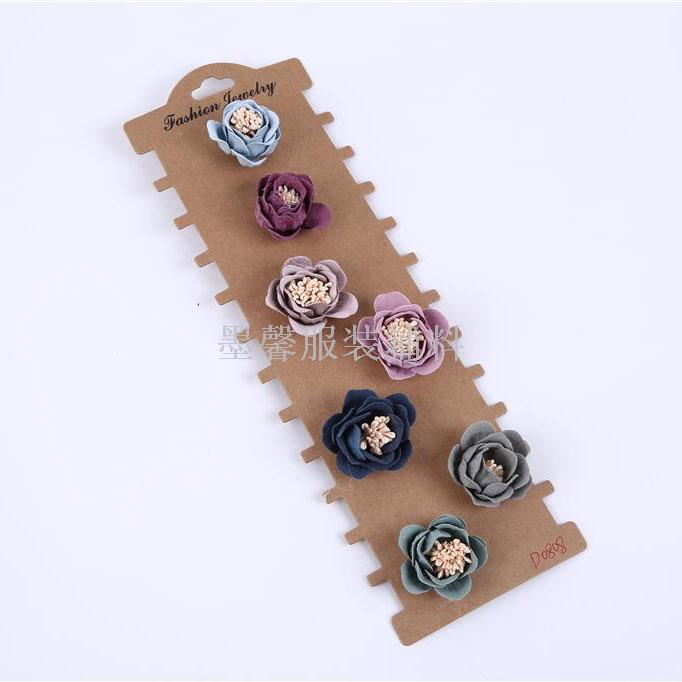 新款DIY手工花服装
花朵头饰发饰鞋服花朵厂家批发