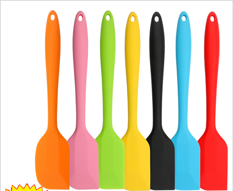 大号一体硅胶刮刀蛋糕工具奶油抹刀烘焙用具spatula厨房用具