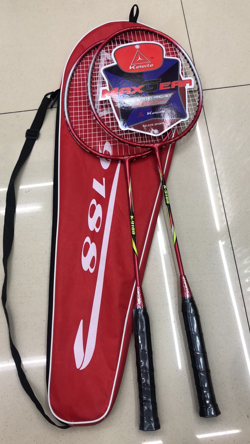 9188 raqueta de bádminton genuino comercio exterior venta caliente modelo integrado raqueta duradera