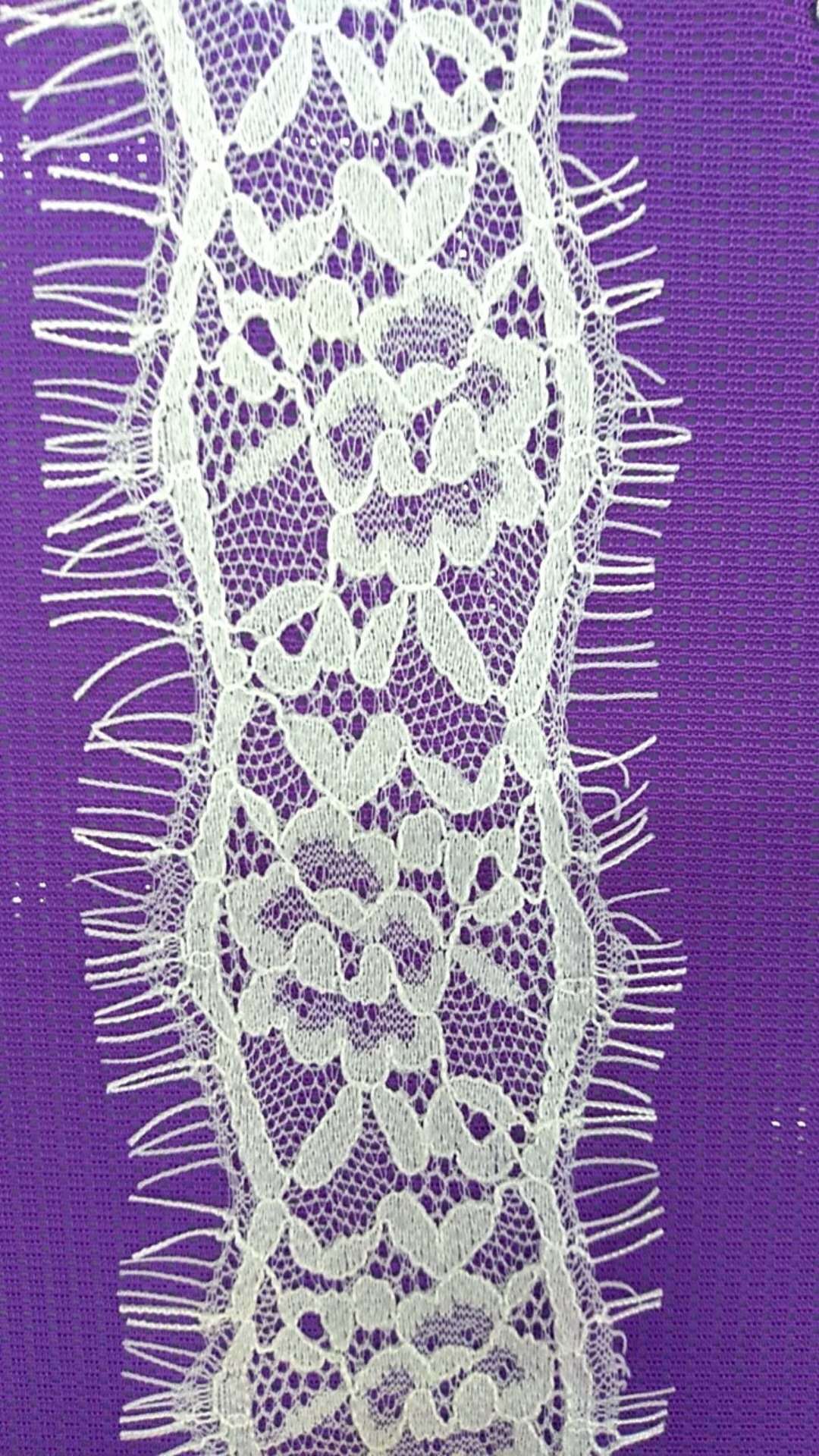Fujian Longxing Lace Factory Direct Sales, professional warp knitted best-selling eyelashes 6 cm, Product number: 908 details Picture