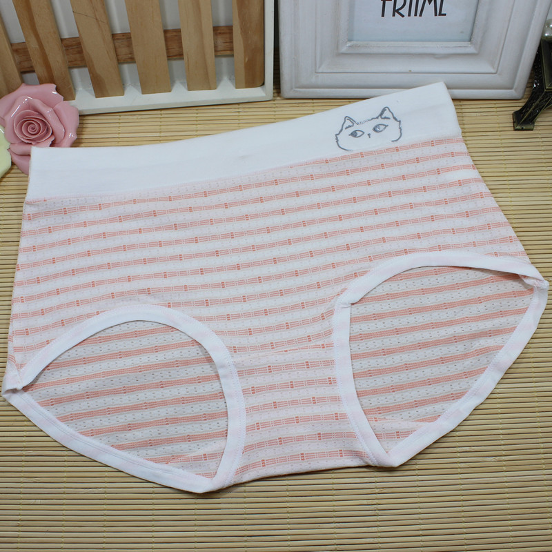 女士内裤/蕾丝花边/纹棉布料细节图