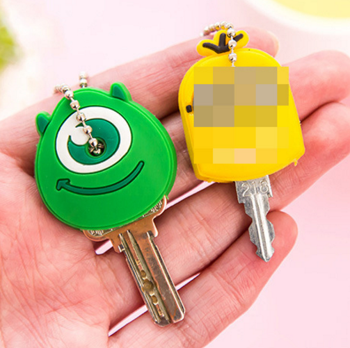 Korean version cute animal key case cartoon soft rubber key case key chain pendant Application Scenario