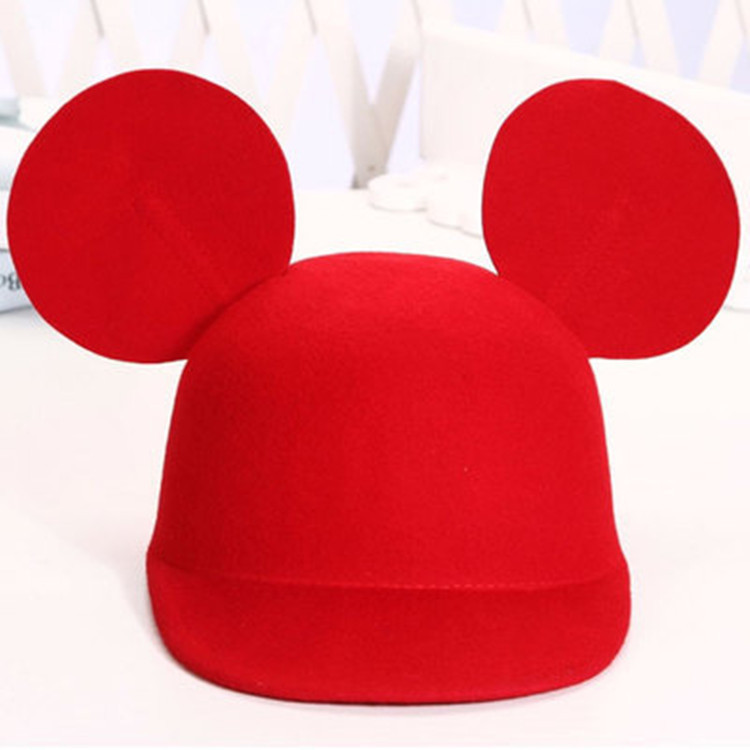 Lady Mickey Mouse big Ears Cute Mickey Cat ears Little Devil little top hat thumbnail