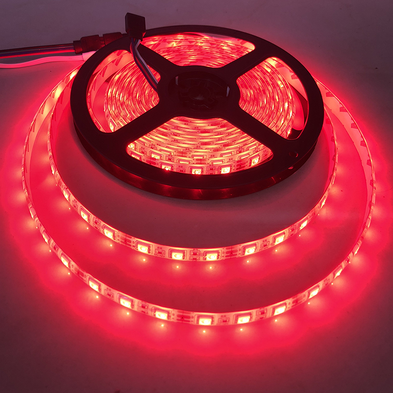 LED 5050红色灯带单色灯条防水灯串图