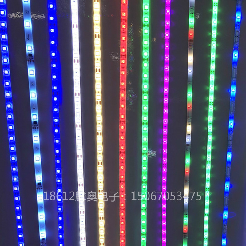 LED 5050红色灯带单色灯条防水灯串产品图