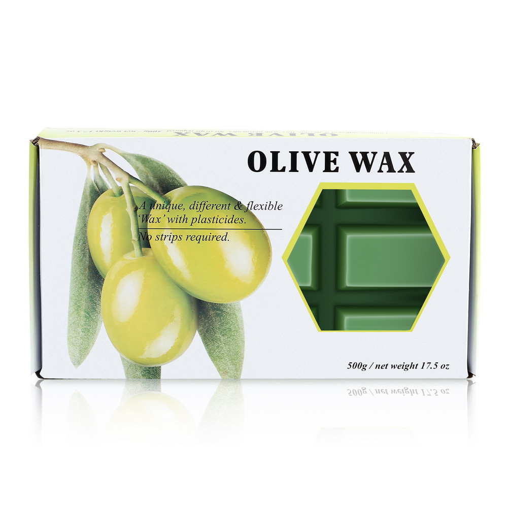 Doll Wax 500g盒装免纸脱毛蜡 热蜡方块 甘菊热蜡男士蜡厂家批发产品图
